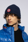 Canada Goose NAVY BLUE Logo-patched hat