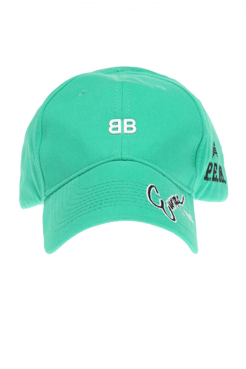 balenciaga green hat