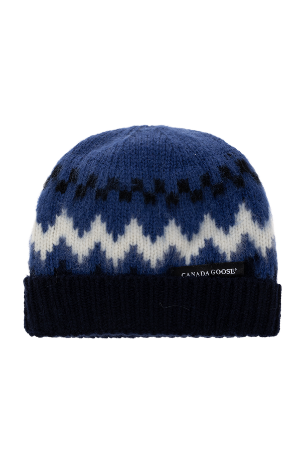 Wool beanie with embroidered logo od Canada Goose