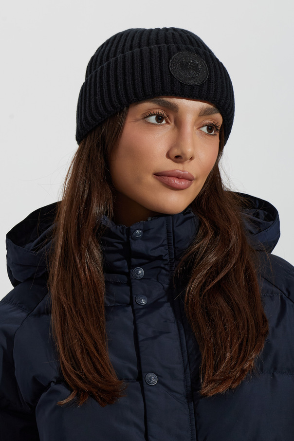 Canada Goose Wool beanie with logo patch