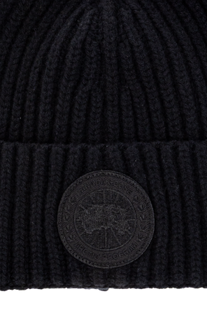 Canada Goose Wool beanie with logo patch