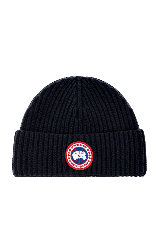 Canada Goose Wool beanie with logo patch