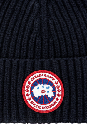 Canada Goose Wool beanie with logo patch