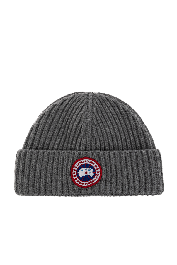 Canada Goose Wool beanie with logo patch
