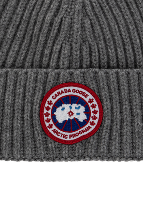 Canada Goose Wool beanie with logo patch