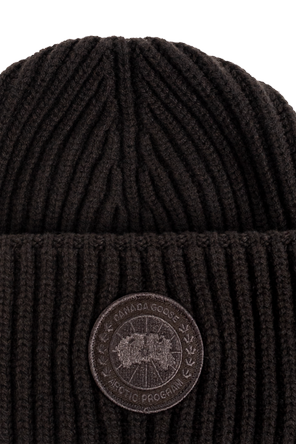 Canada Goose Wool beanie with logo patch