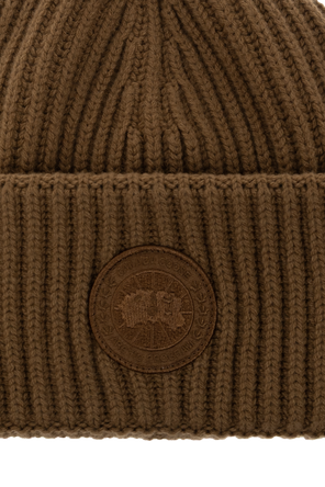 Canada Goose Wool beanie with embroidered logo