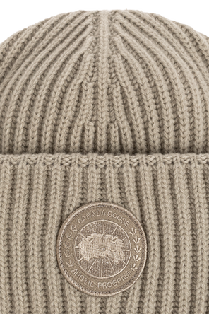 Canada Goose Wool beanie with logo patch