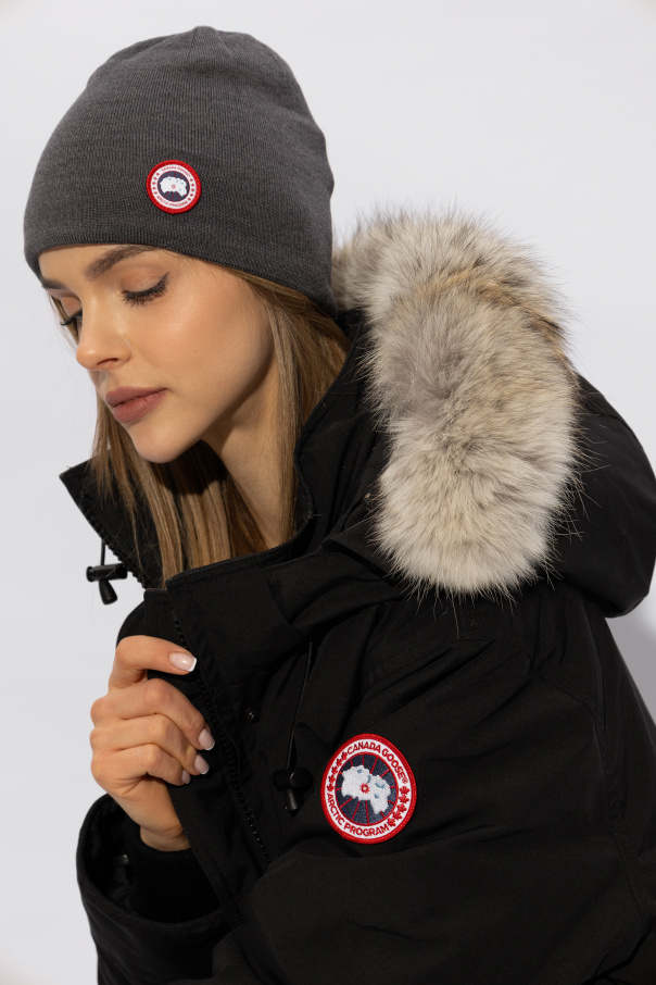 Canada Goose Wool hat with logo