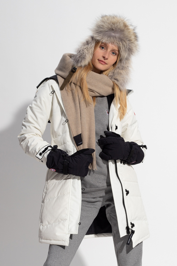 Canada Goose hat palm with earmuffs