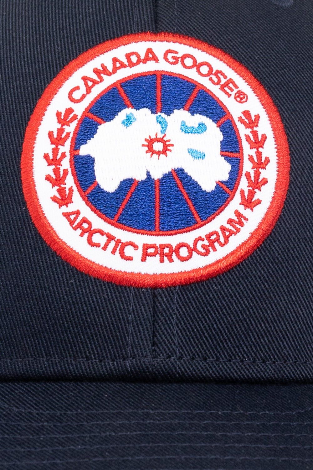 Navy blue Wool beanie with logo Canada Goose - Vitkac Canada