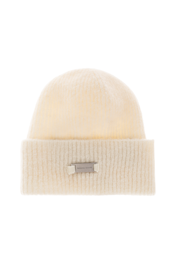 Wool Beanie with Logo Appliqué od Canada Goose