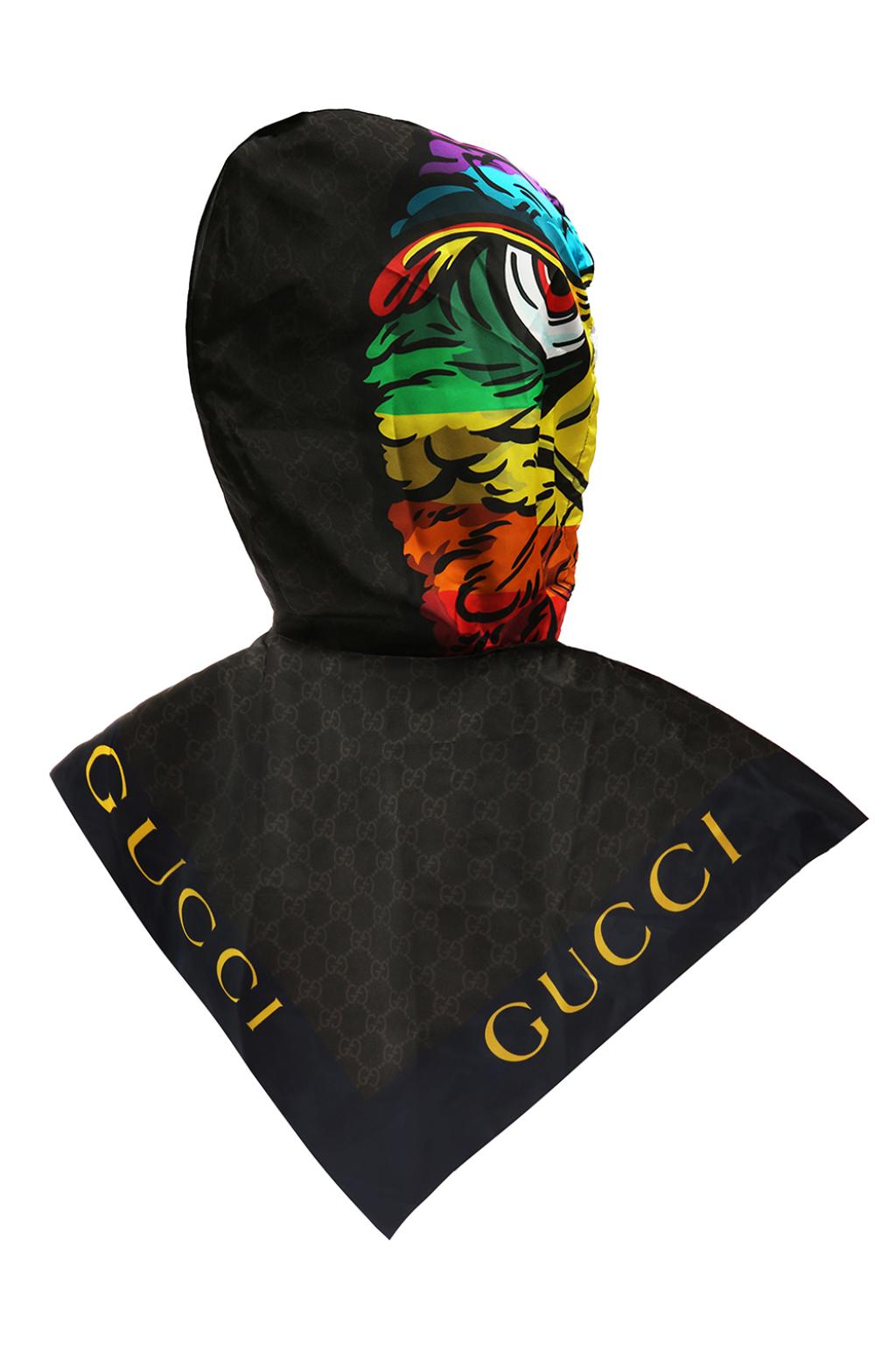 gucci printed hood