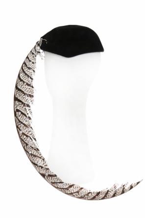 Feather detail hat od Gucci