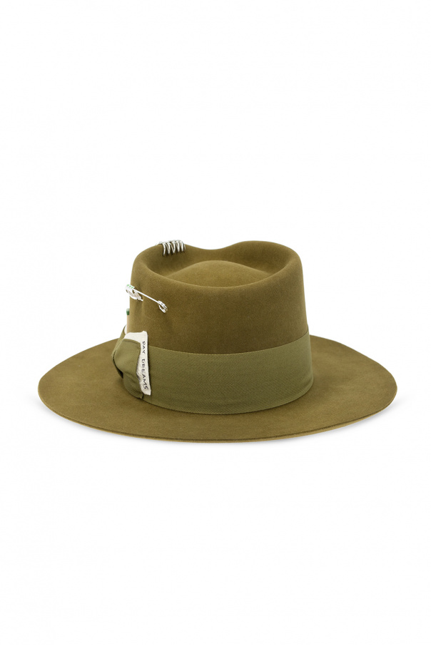 Nick Fouquet ‘Azteca’ hat with bow