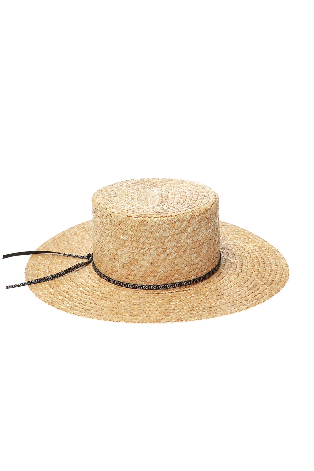 gucci gold straw hat