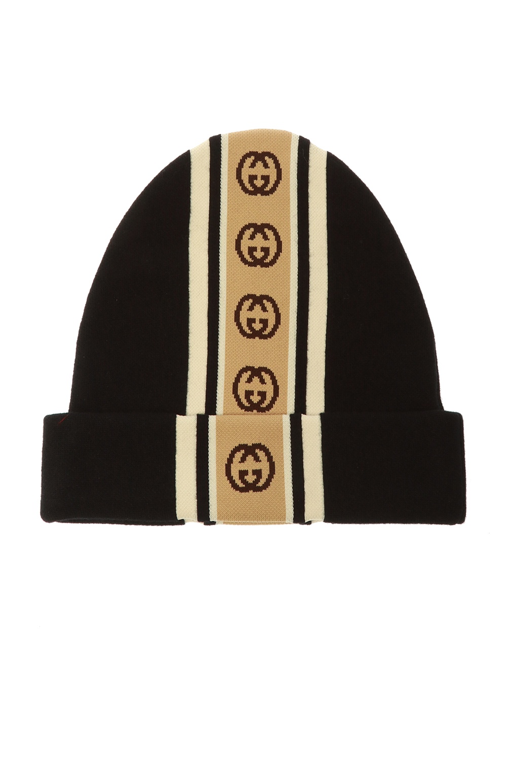 gucci logo beanie