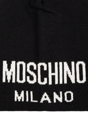 Moschino Czapka z logo