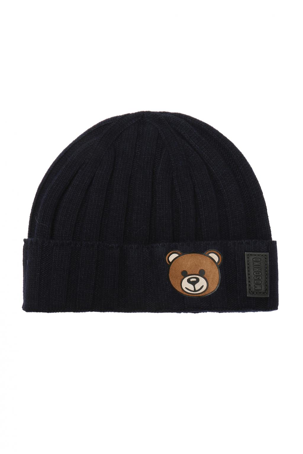 moschino teddy bear hat