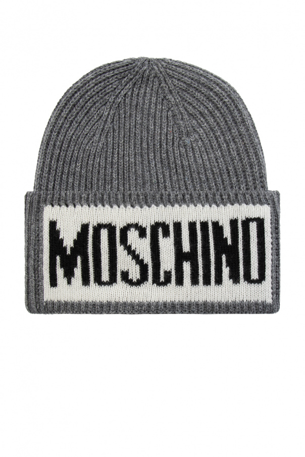 Grey Hat with logo Moschino - Vitkac Canada