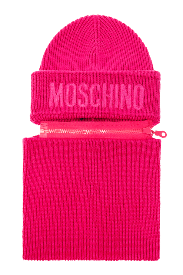 Moschino Beanie with detachable tube Maglia