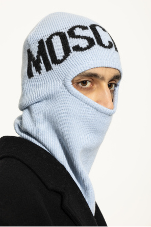 Moschino Sturmhaube mit Logo