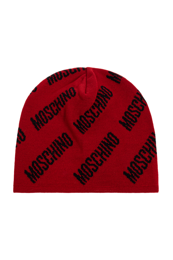 Moschino Mütze mit Monogramm