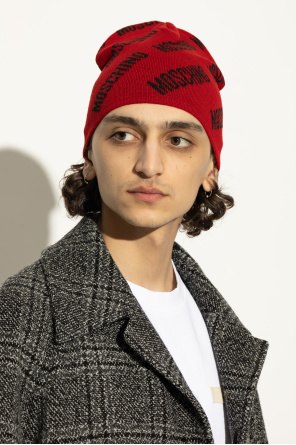Moschino Mütze mit Monogramm