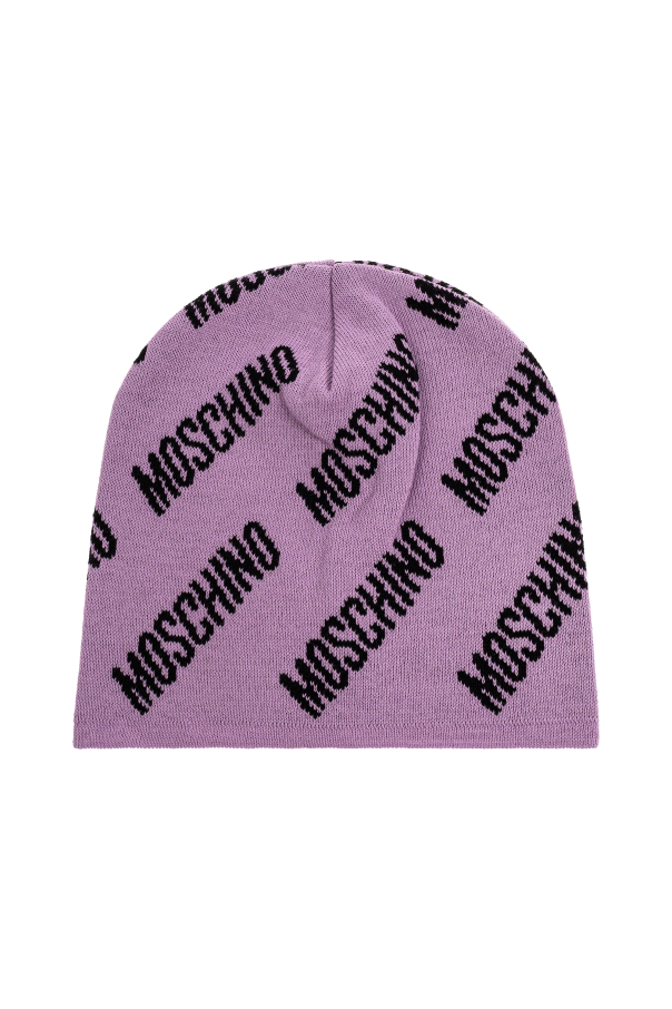 Moschino Mütze mit Monogramm