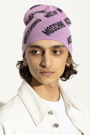 Moschino Mütze mit Monogramm