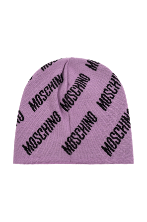 Moschino Mütze mit Monogramm