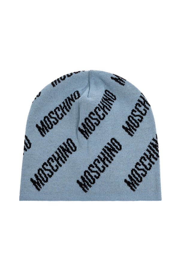 Moschino Mütze mit Monogramm