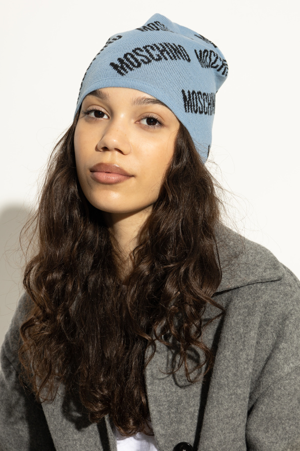 Moschino Mütze mit Monogramm