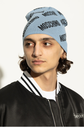 Moschino Mütze mit Monogramm