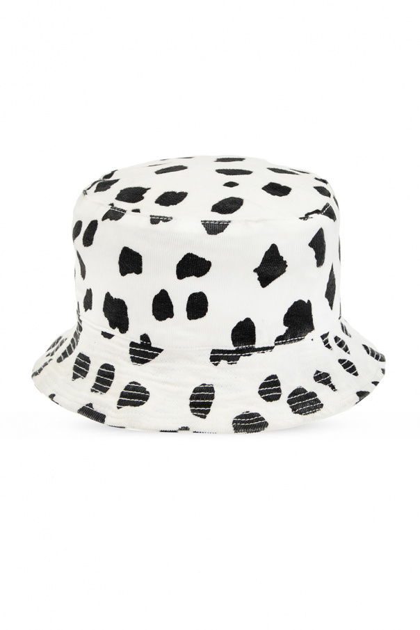 Stella McCartney Kids Corduroy logo-embellished hat