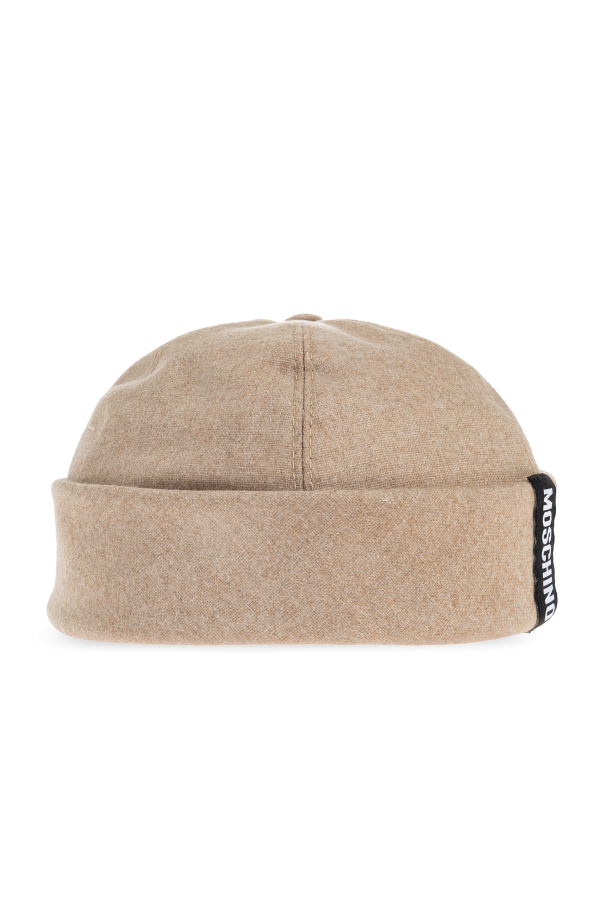 Moschino Baumwollmütze mit Logo-Patch