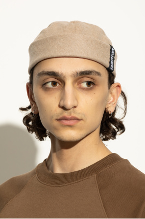 Moschino Baumwollmütze mit Logo-Patch