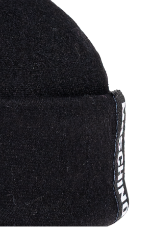 Moschino Baumwollmütze mit Logo-Patch