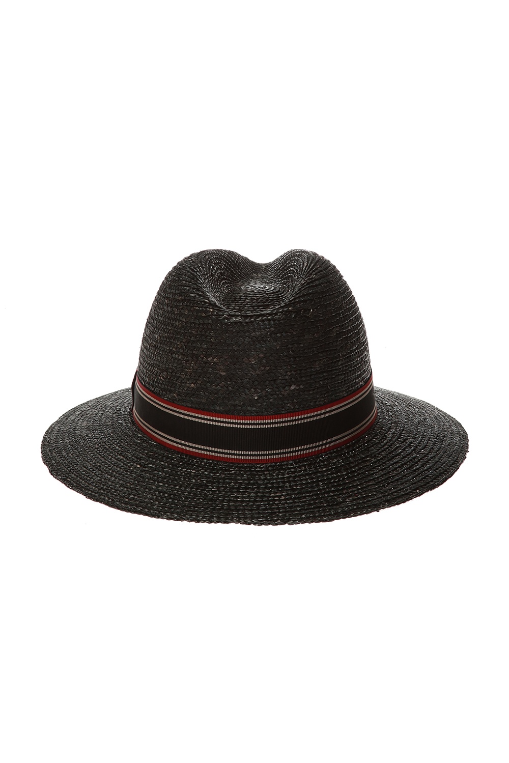 Black Straw hat with grosgrain band Saint Laurent - Vitkac TW