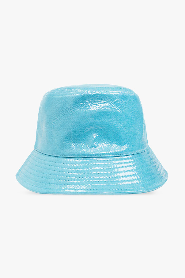 STAND STUDIO ‘Vida’ glossy bucket Palm hat