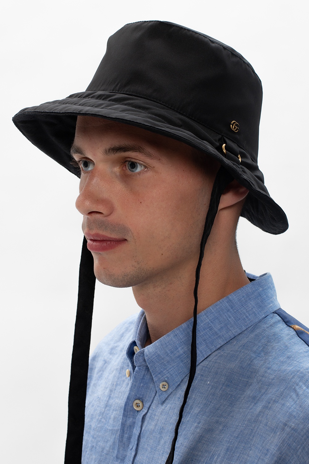 Men's Accessories | Gucci Bucket hat with logo | hat xs men Tan Gloves |  IetpShops