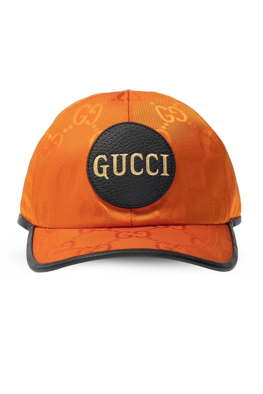 orange gucci baseball cap