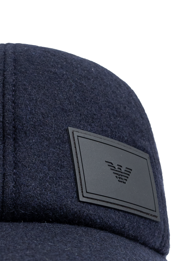 Emporio Armani Woolen cap with a visor