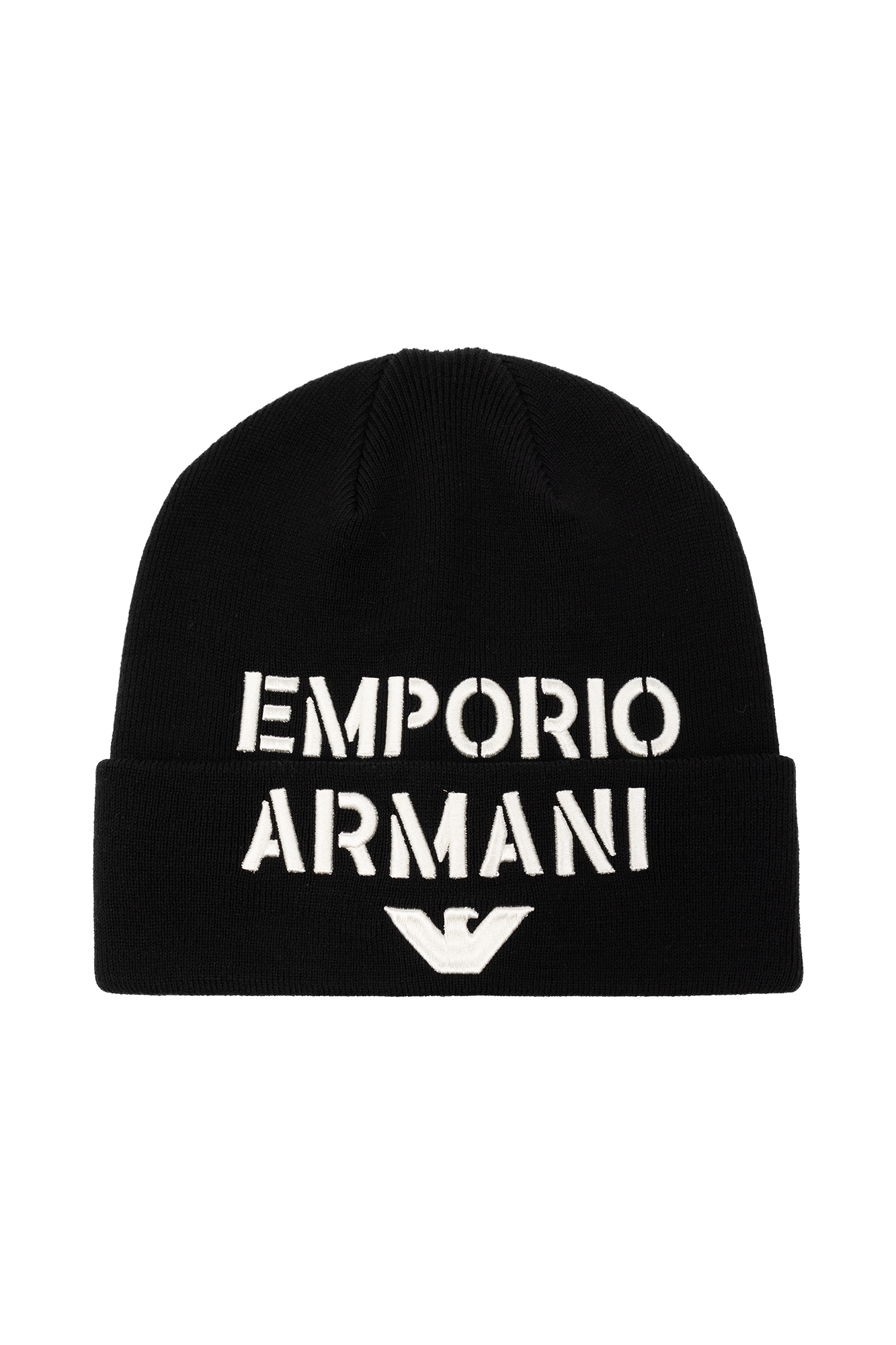 Emporio Armani Beanie with logo
