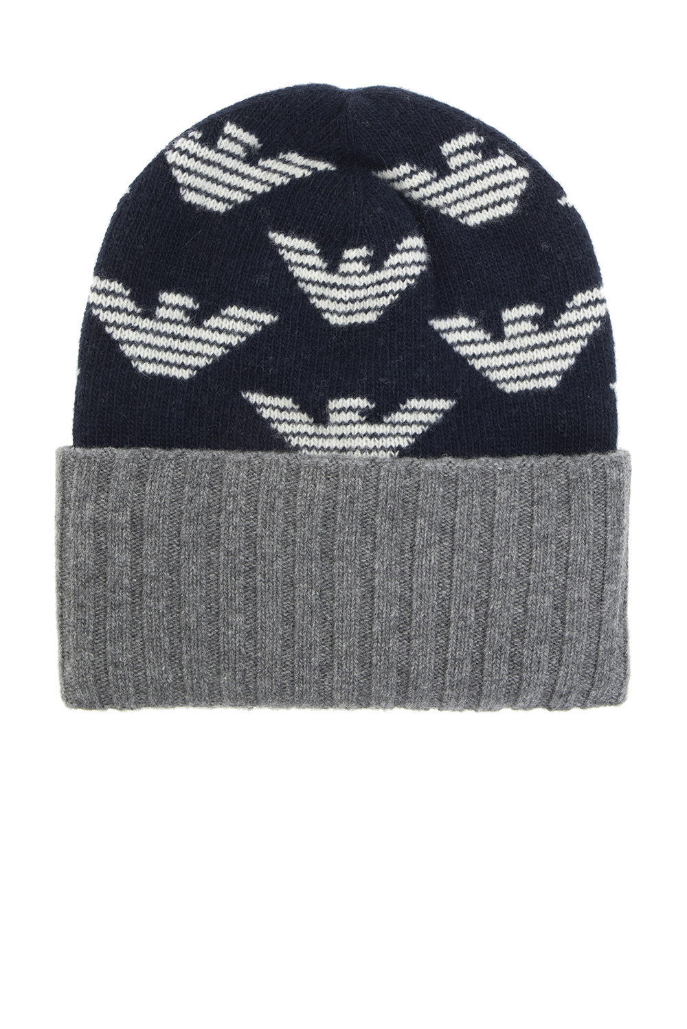 Emporio Armani Wool hat with logo