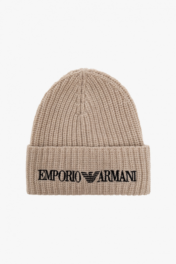 Emporio Armani Beanie with logo