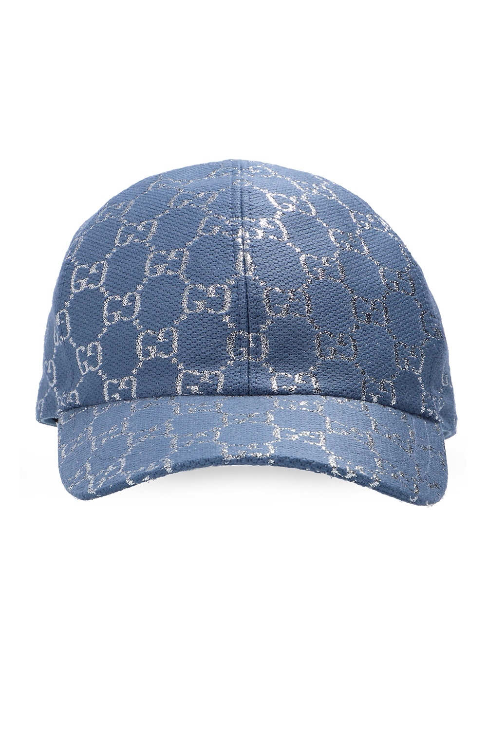 Gucci, Accessories, Gucci Gg Logo Monogram Denim Baseball Cap Hat