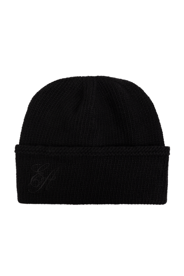 Emporio Armani Wool hat with embroidered logo