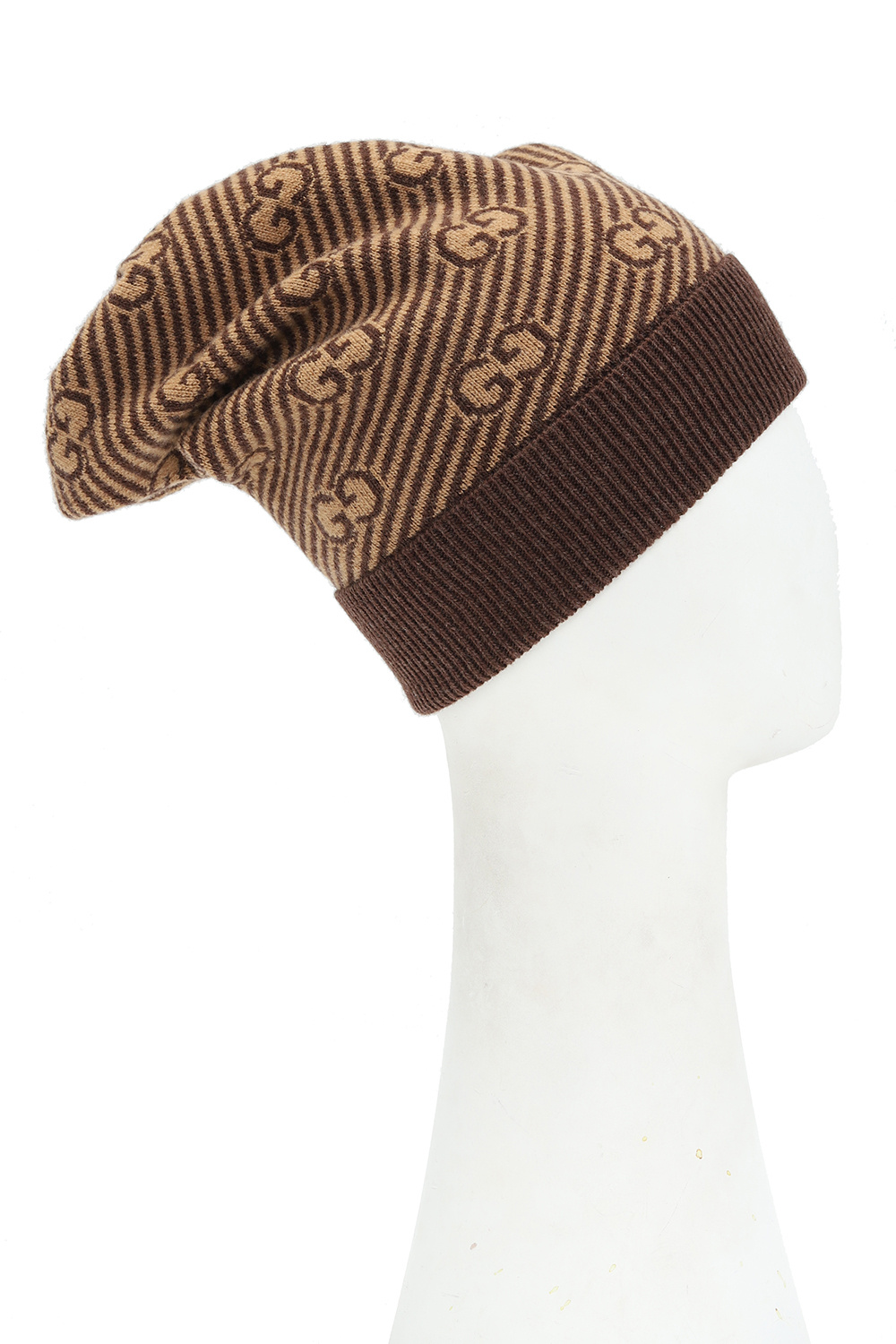 Gucci Kids hat Brown with ‘GG’ monogram