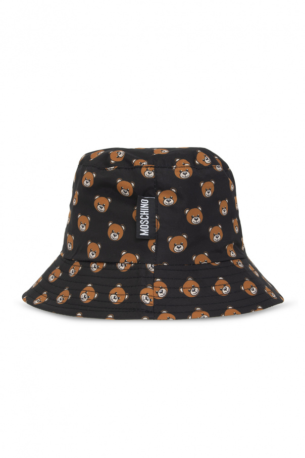 Moschino Bucket hat with teddy print